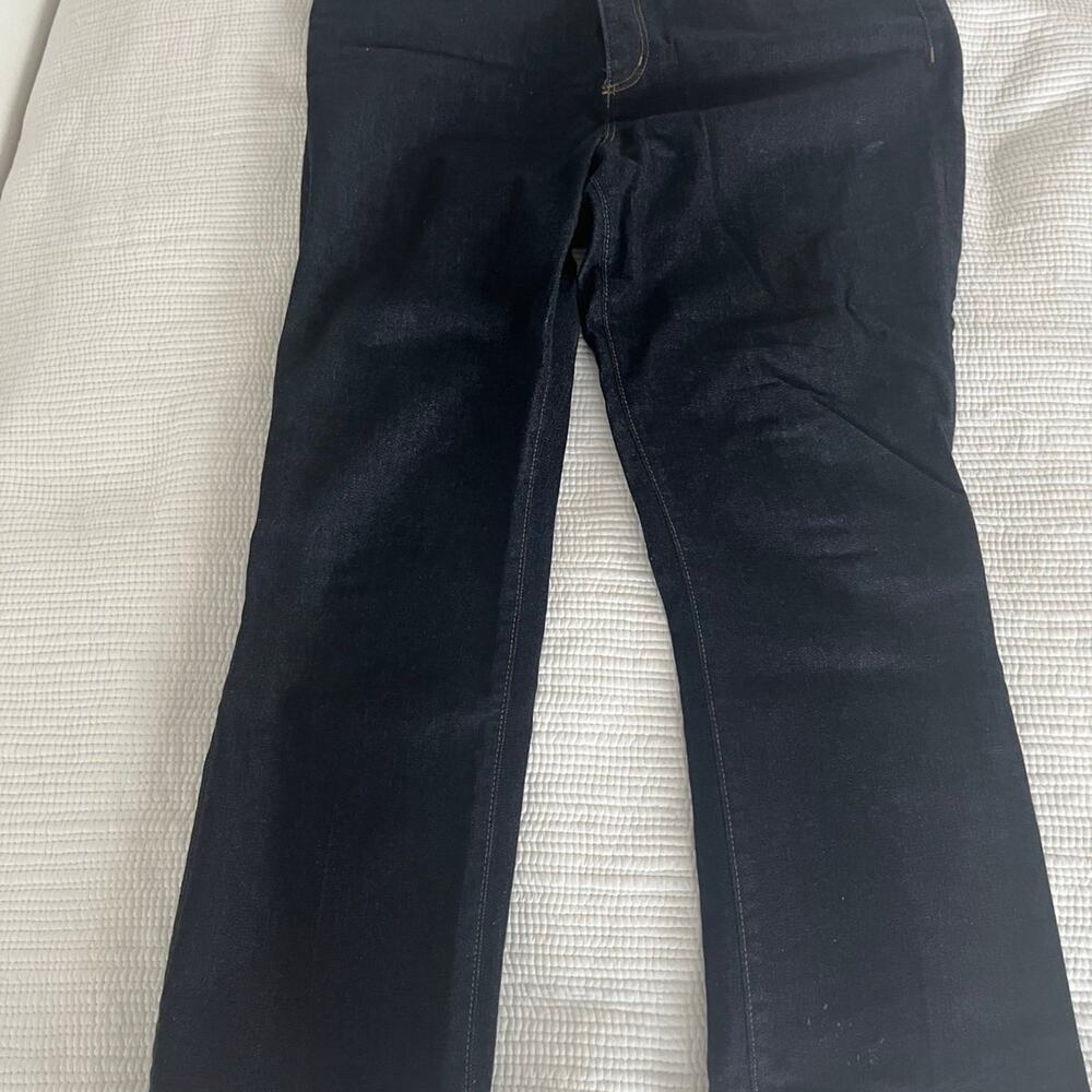 Ann Taylor size 14 kick crop modern dark jeans